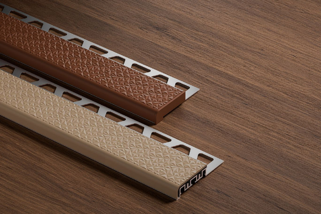 Schluter TREP-V 60 embouts d'extrémité droit et gauche PVC noir, 3/8 pouce (10 mm) x 2-3/8 pouce