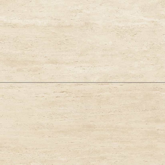<img src="#" alt="Carreaux de céramique Marvel Travertine 24 po x 48 po, vein cut sable, fini mat">
