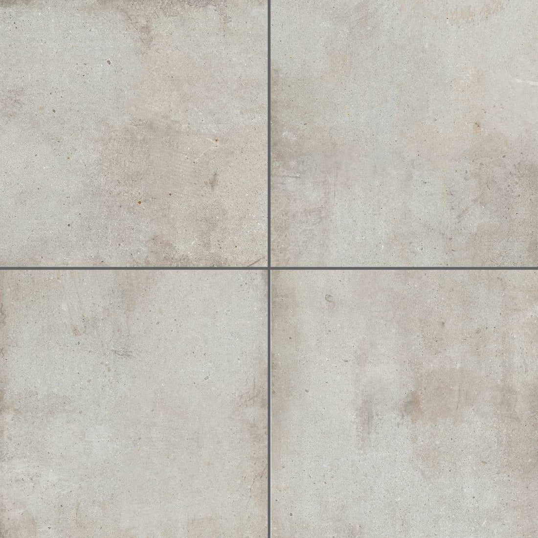 Carreaux de céramique Collection Teknostone 24 po x 24 po gris pâle mat