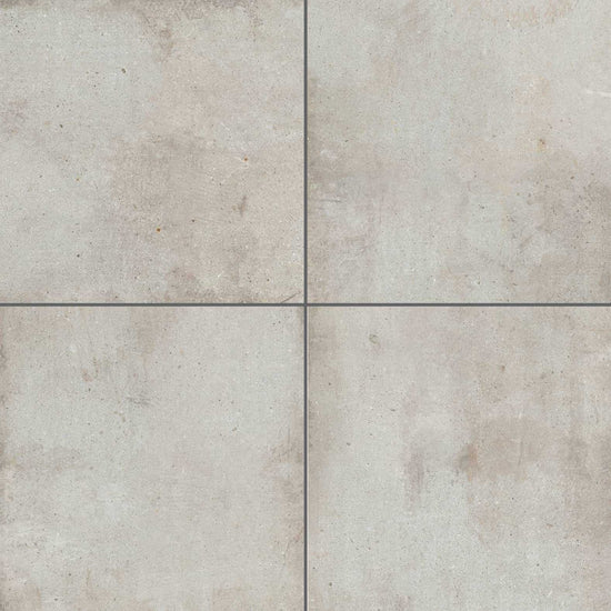 Carreaux de céramique Collection Teknostone 24 po x 24 po gris pâle mat