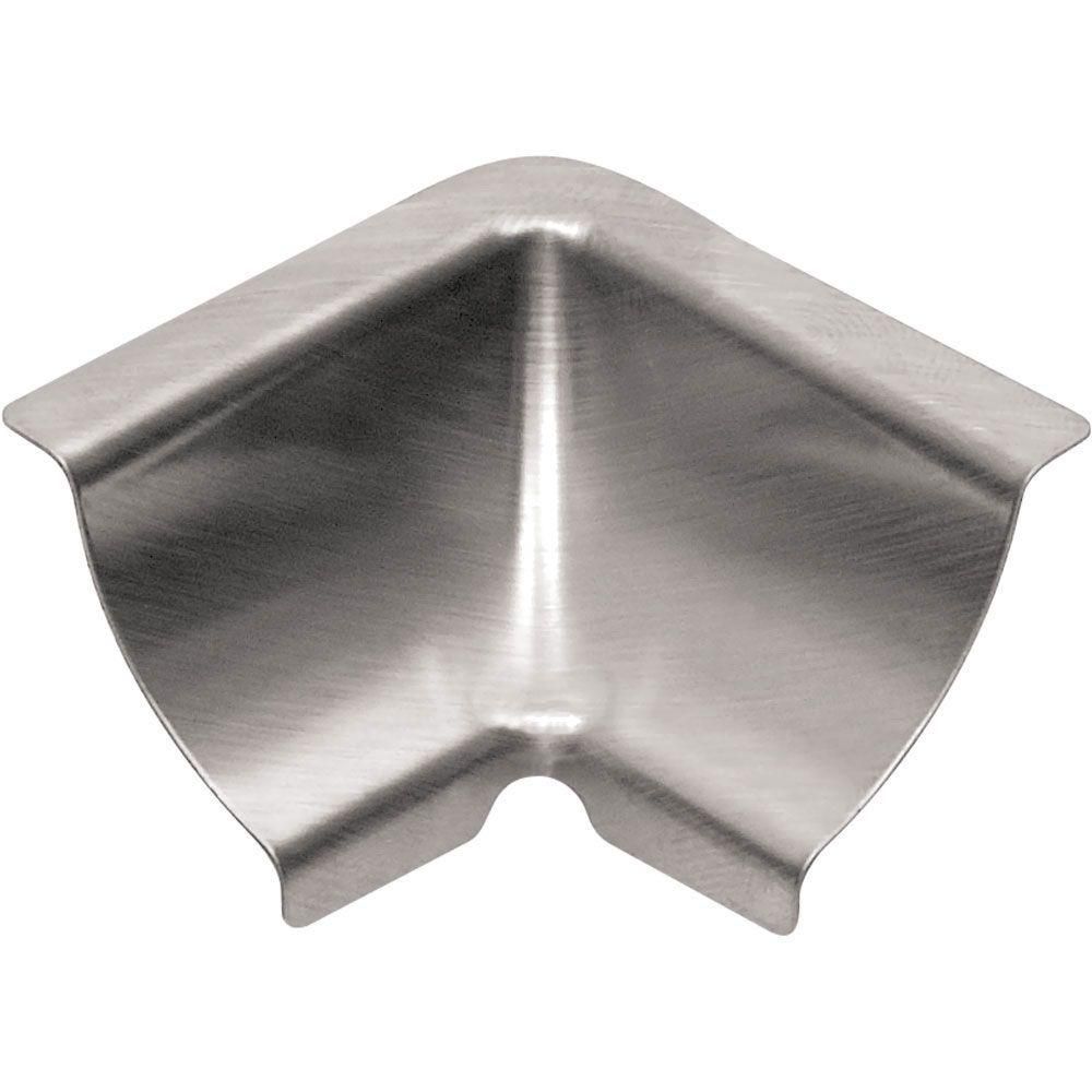 Schluter DILEX-EHK Coin intérieur 135° 2-directions avec un radius de 23/32" (18.5 mm) - acier inoxydable (V4)