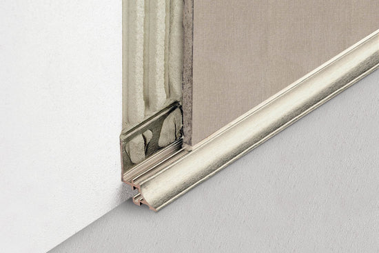 Schluter DILEX-AHKA Coin intérieur 90° avec un radius de 3/8" (10 mm) - aluminium étain