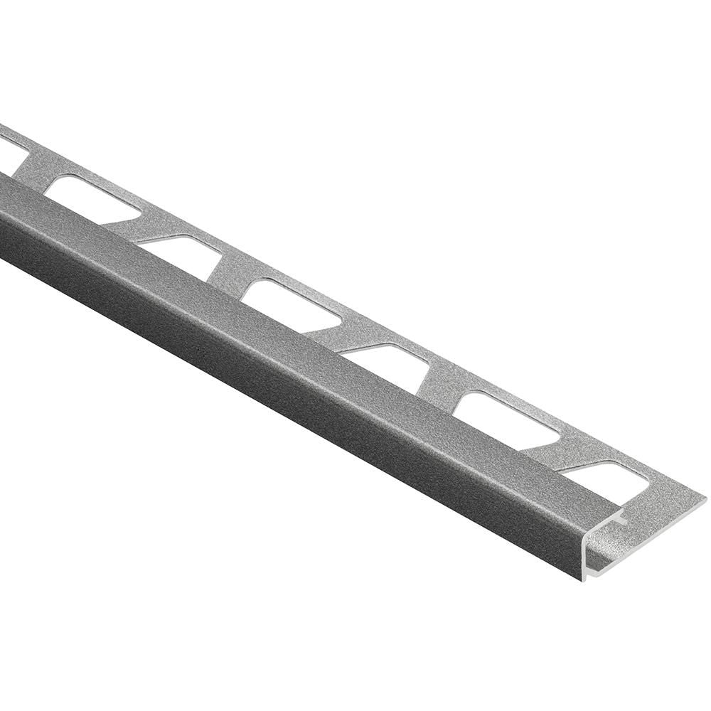 Schluter QUADEC Profilé de bordure carré - aluminium étain 7/16" (11 mm) x 8' 2-1/2"