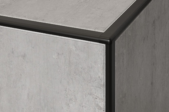 Schluter JOLLY Moulure de bordure de mur Aluminium Brun rustique 1/2" (12.5 mm) x 8' 2-1/2"