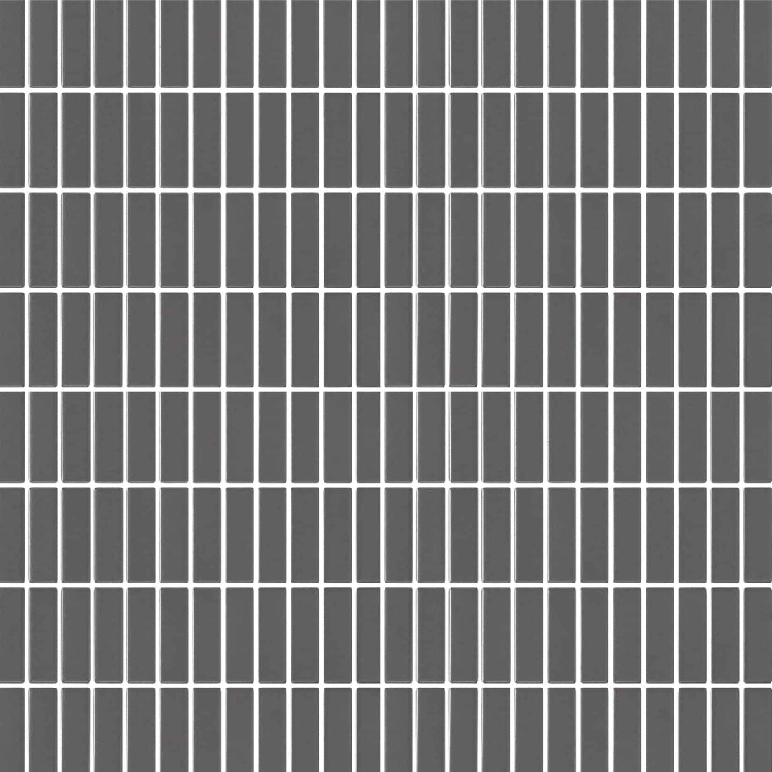 Carreaux de céramique Collection Vintage mosaïque 1 po x 3 po Grigio gris rectangulaire