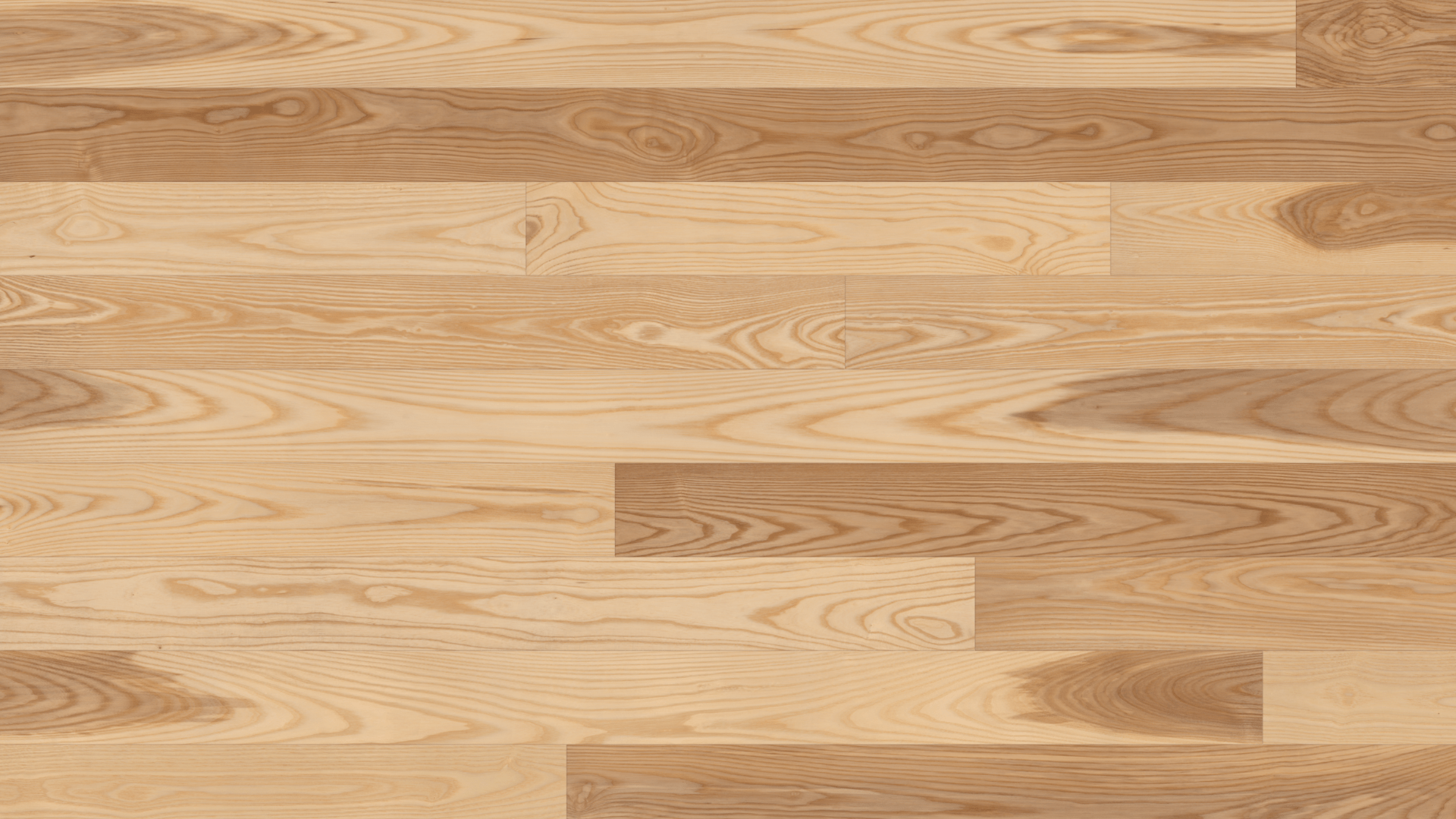Preverco Bois franc SolidClassic Frêne Nuance Naturel Satiné planche 3-1/4 po x 3/4 po grain frêne