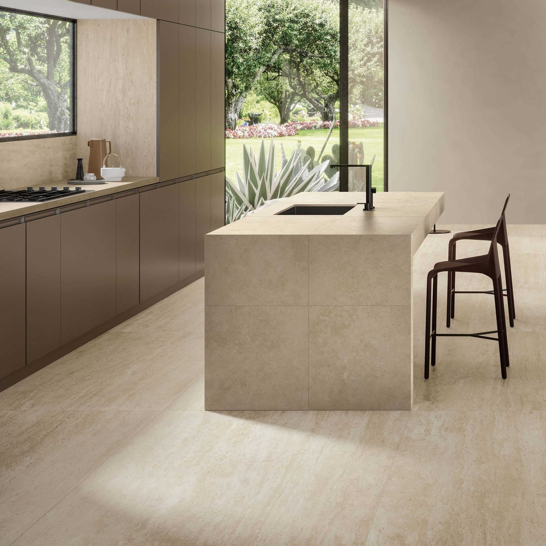 Carreaux de céramique | Collection Marvel Travertine - 24 po x 24 po