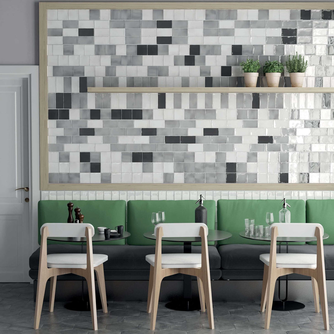 Carreaux de céramique | Collection Manacor - 2.5 po x 16 po