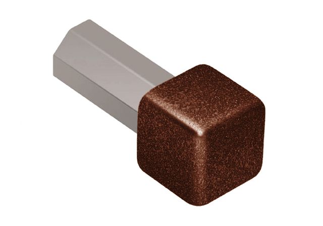 Schluter Coin intérieur/extérieur 90° QUADEC - aluminium brun rustique 1/4" (6 mm)