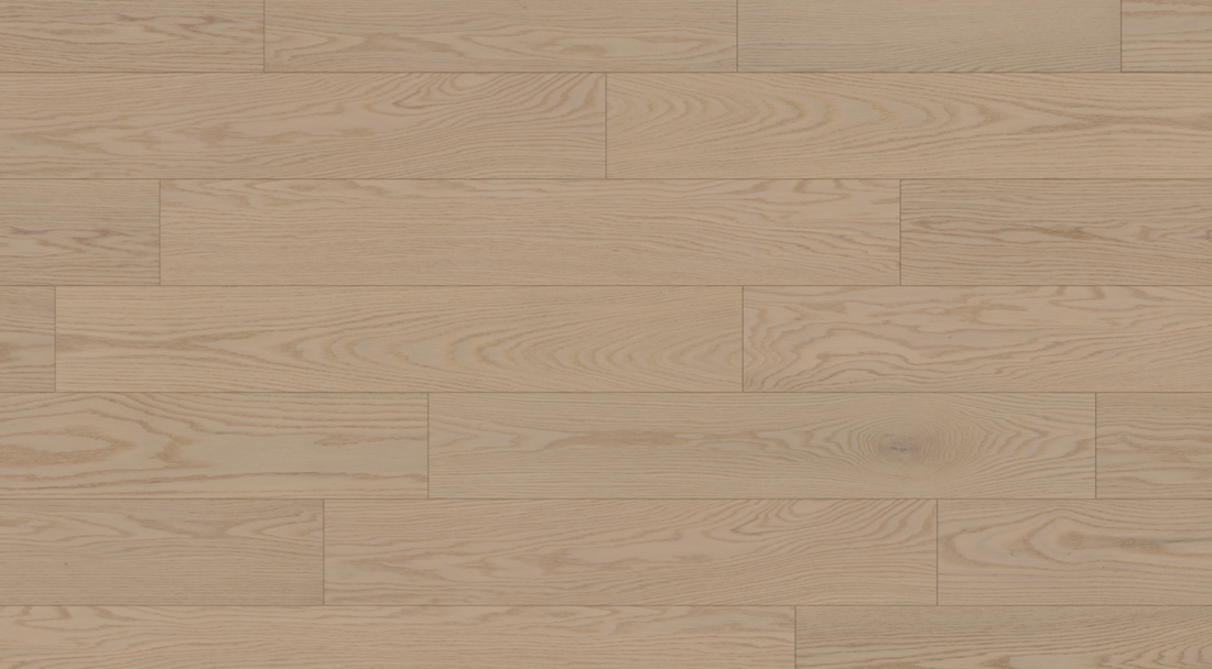 Preverco Bois franc SolidClassic Chêne rouge Nuance Frost mat, grain naturel visible, planche 4-1/4 po x 3/4 po