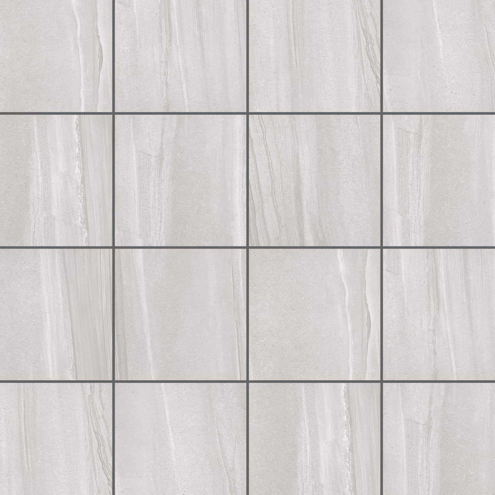 Carreaux de céramique Collection Burlingstone 13 po x 13 po taupe, fini mat, aspect pierre naturelle texturé