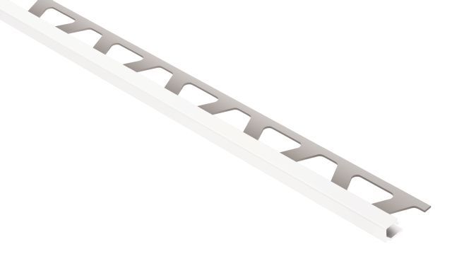 Schluter QUADEC Profilé de bordure carré - aluminium blanc éclatant 5/16" (8 mm) x 8' 2-1/2"