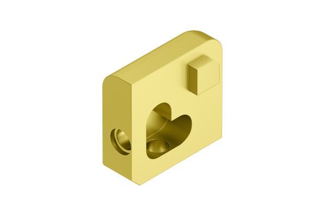 Schluter JOLLY Coin extérieur 90° Aluminium anodisé Laiton mat 7/16" (11 mm)