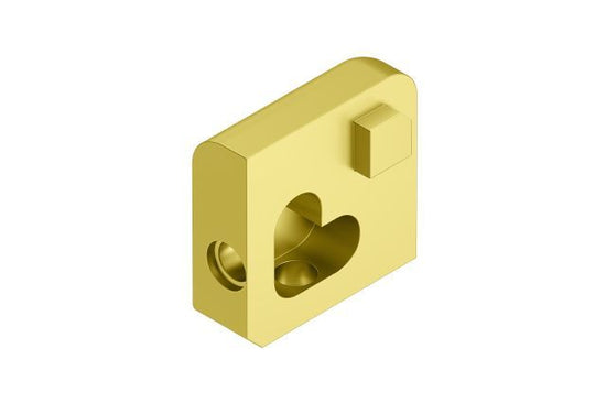 Schluter JOLLY Coin extérieur 90° Aluminium anodisé Laiton mat 7/16" (11 mm)