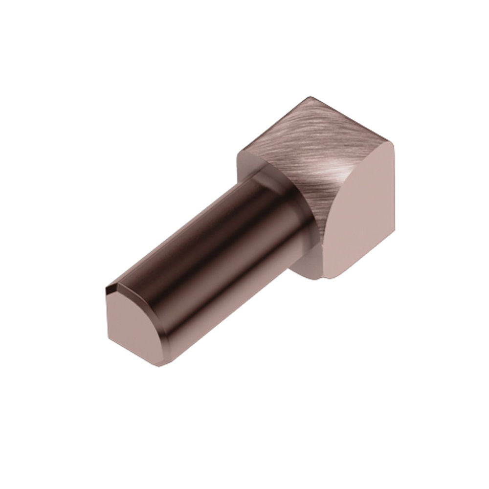 Schluter RONDEC Coin intérieur 90° - aluminium anodisé cuivre brossé 1/2" (12.5 mm)