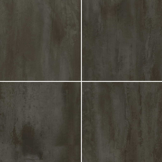 Carreaux de céramique | Collection Lux - 24 po x 24 po, bronze, finition texturée effet métallique moderne