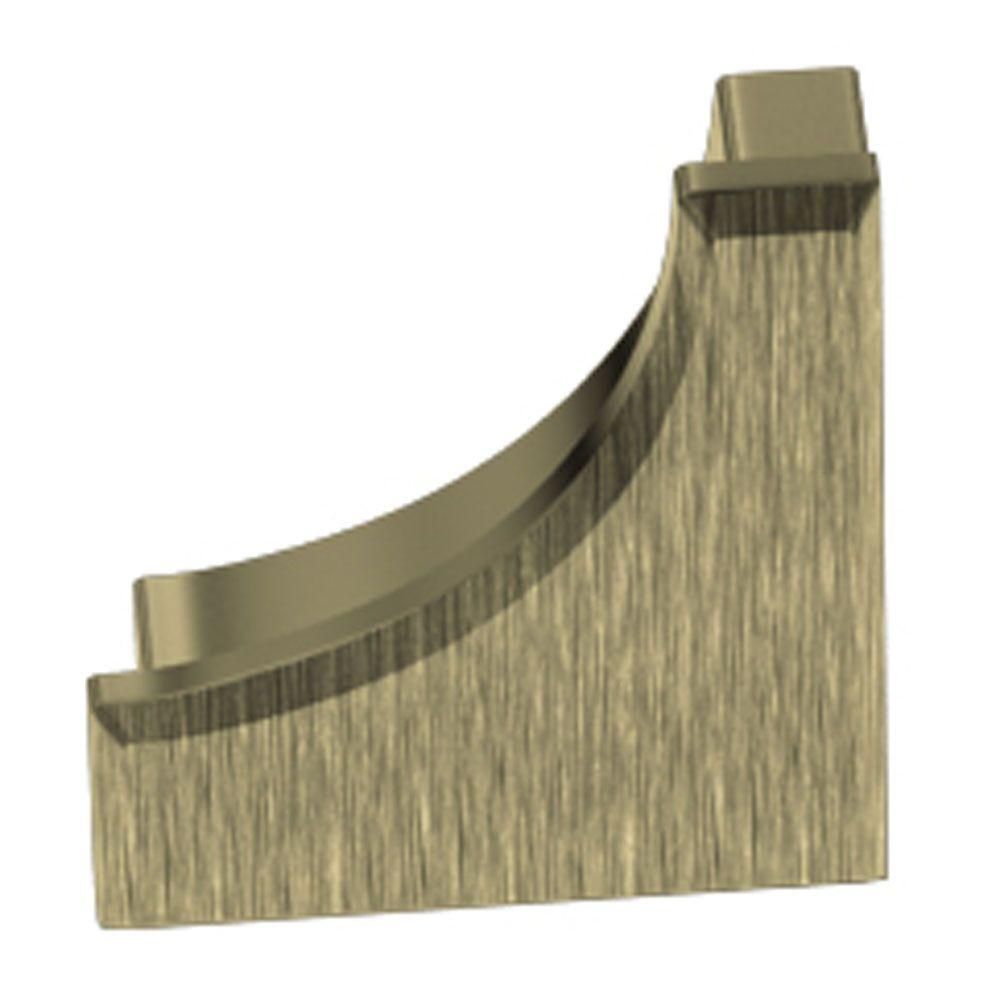 Schluter DILEX-AHK Cap de fermeture - aluminium anodisé laiton brossé