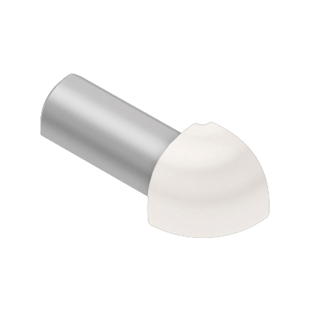 Schluter RONDEC Coin extérieur 90° - aluminium anodisé blanc 5/16" (8 mm)