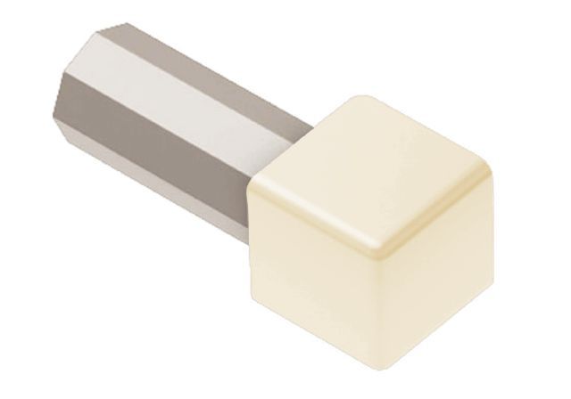 Schluter QUADEC Coin extérieur 90° - aluminium sable 1/2" (12.5 mm)
