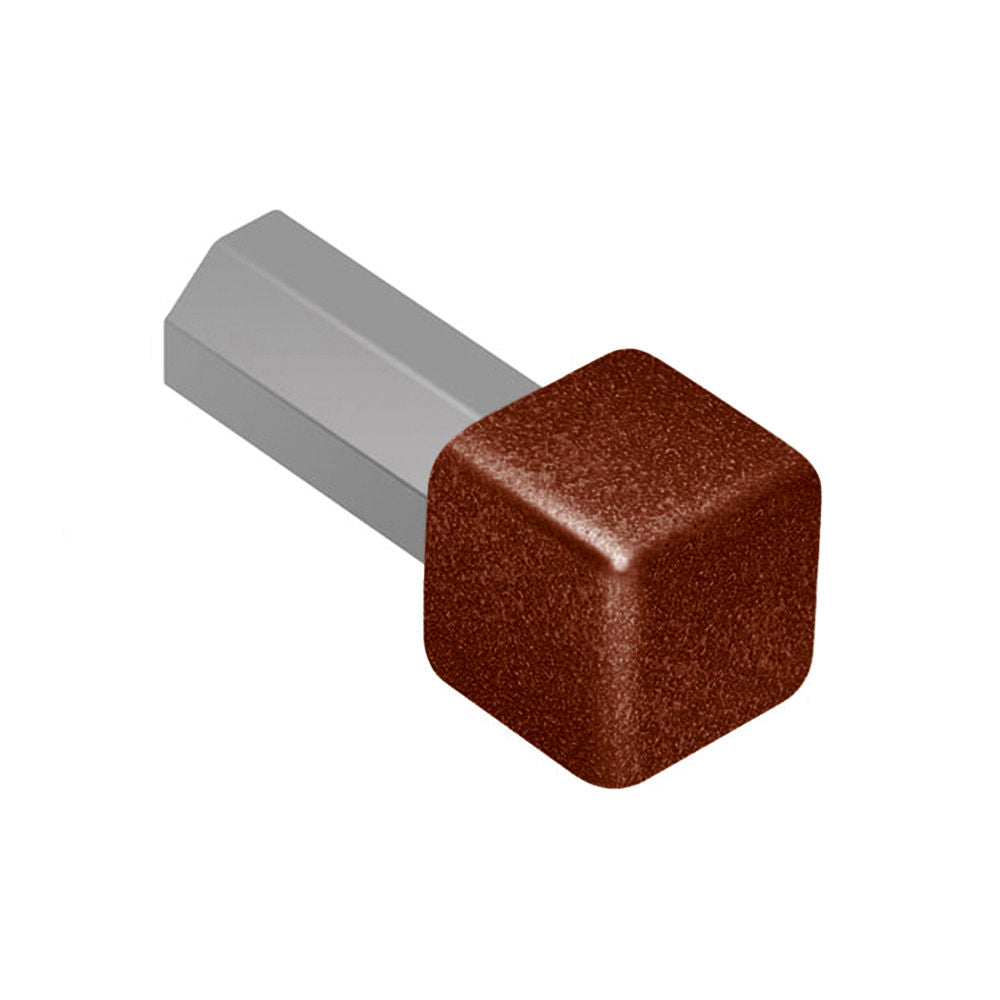 Schluter RONDEC Coin intérieur 90° - aluminium brun rustique 7/16" (11 mm)