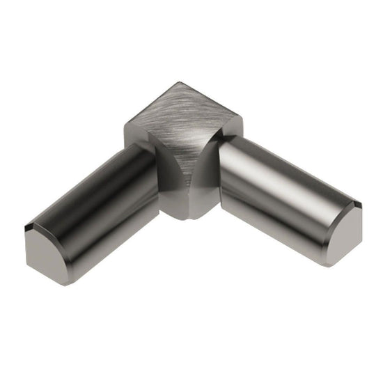 Schluter RONDEC Coin intérieur à 2 bouts 90° - aluminium anodisé nickel brossé 5/16" (8 mm)