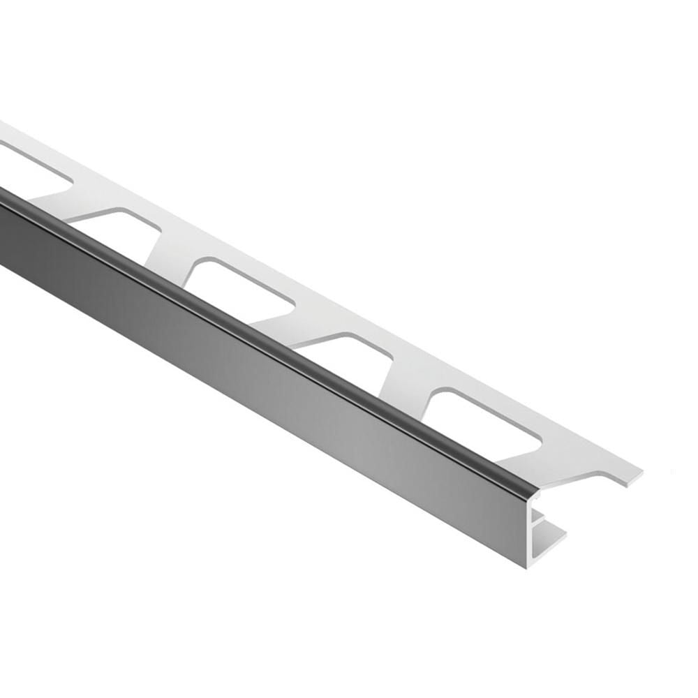 Schluter JOLLY-P Profilé de bordure de mur - Plastique PVC noir 7/16" (11 mm) x 8' 2-1/2"