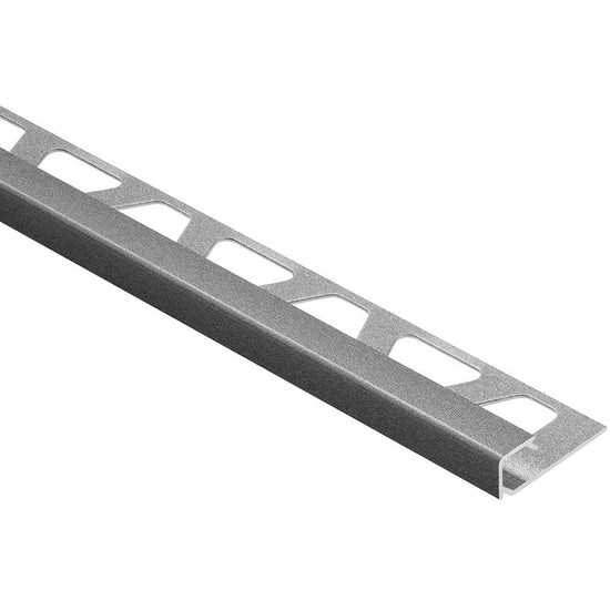 Schluter QUADEC Profilé de bordure carré - aluminium étain 3/16" (4.5 mm) x 8' 2-1/2"