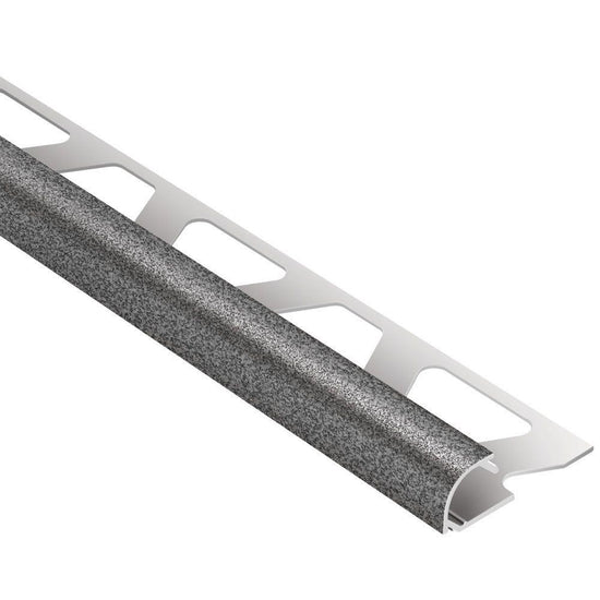 Schluter RONDEC Profilé de bordure rond - aluminium étain 3/8" (10 mm) x 8' 2-1/2"