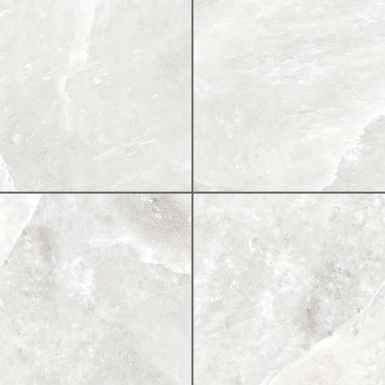 <span>Carreaux de céramique Collection Rock Salt 24 po x 24 po blanc mat</span>