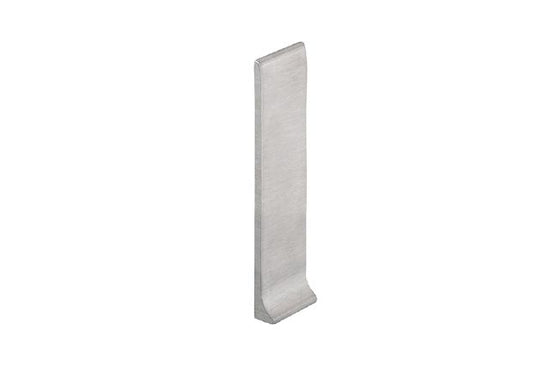 Schluter Cap de fermeture gauche Designbase-SL Acier inoxydable brossé V2A - 4-3/8" (110 mm)