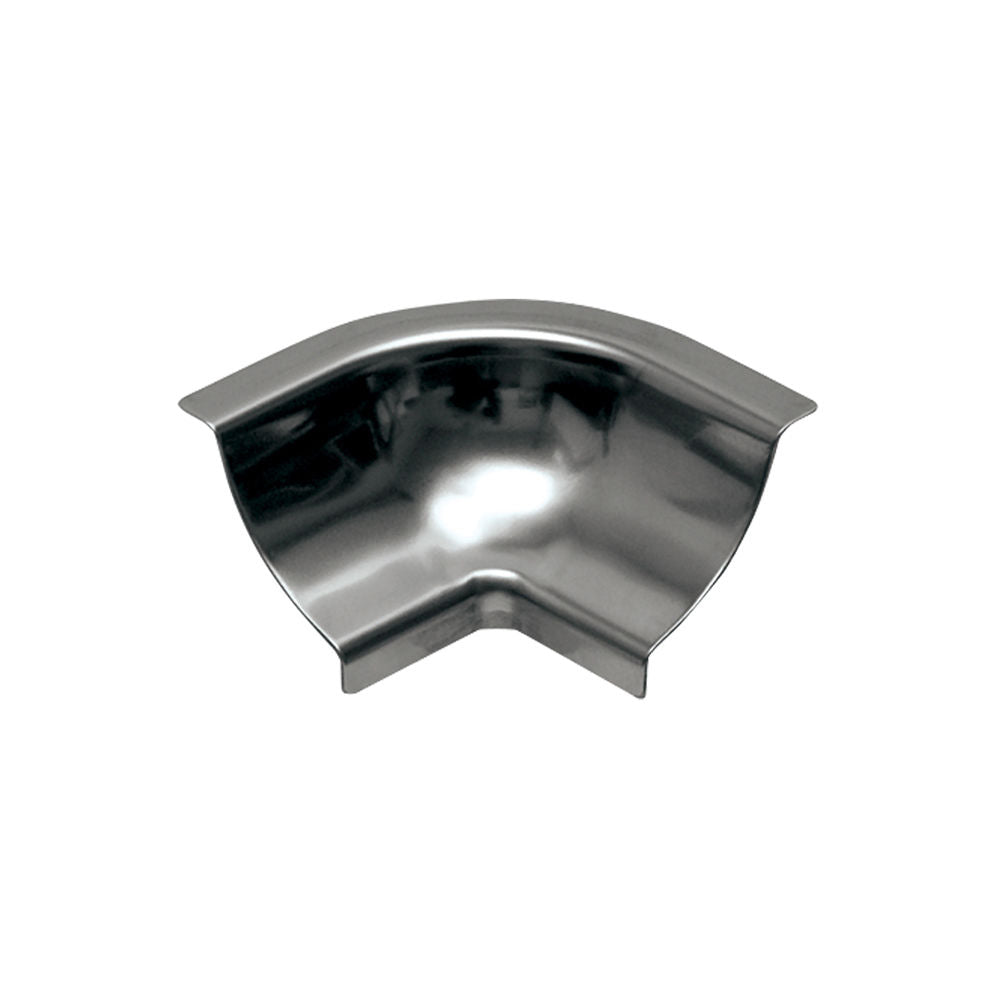 Schluter DILEX-HKU Coin intérieur 90° 3-directions avec un radius de 1-7/16" (36 mm) - acier inoxydable (V2)
