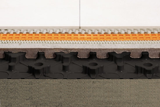 Schluter BEKOTEC-DRAIN Panneau de drainage pour chape cloutée 29/32" (23 mm) x 35-7/16" x 47-1/4" (paquet de 10)
