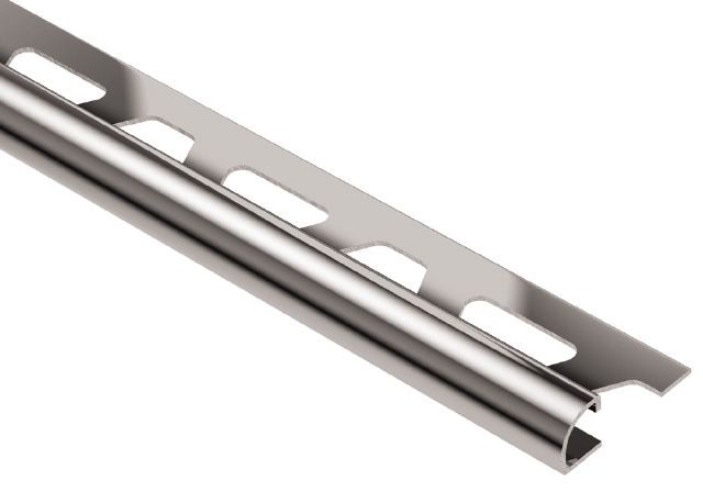 Schluter RONDEC Profilé de bordure rond - acier inoxydable (V4) 1/4" (6 mm) x 8' 2-1/2"