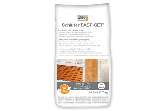 Schluter FAST-SET Ciment-colle spécialisé à prise rapide - blanc 50 lb