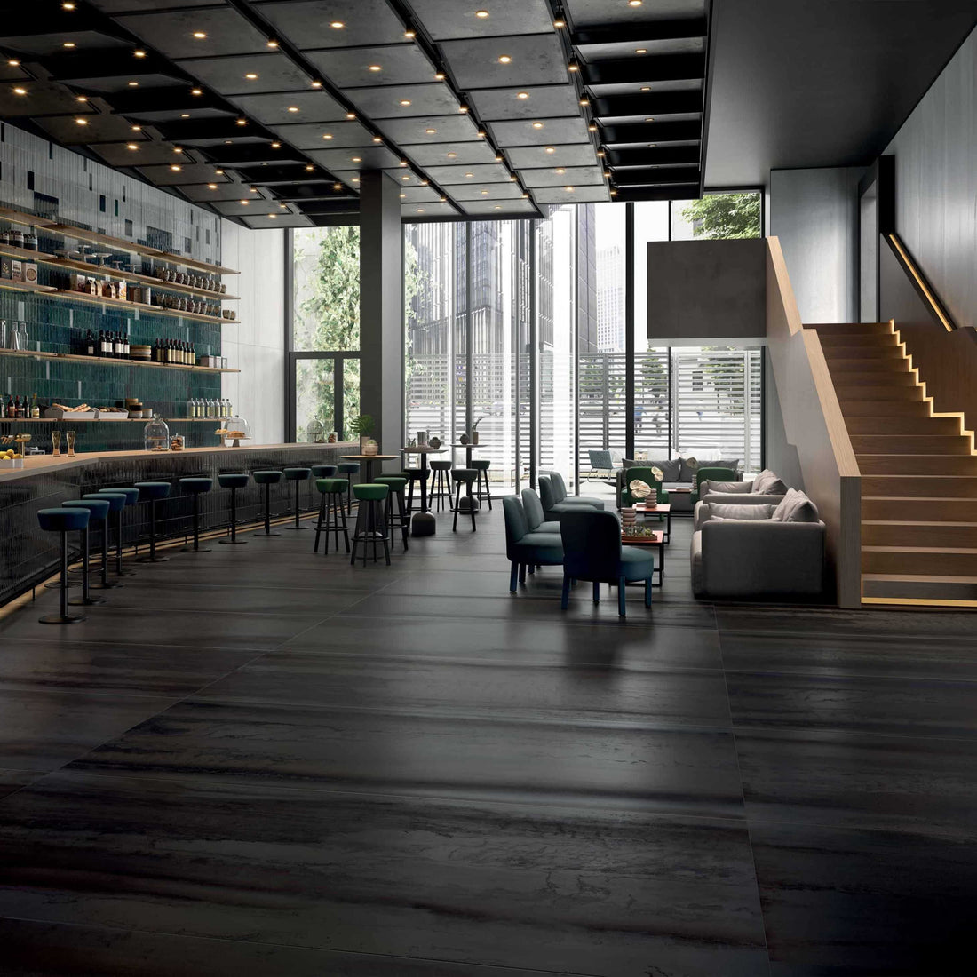 Carreaux de céramique | Collection Metallica - 12 po x 24 po