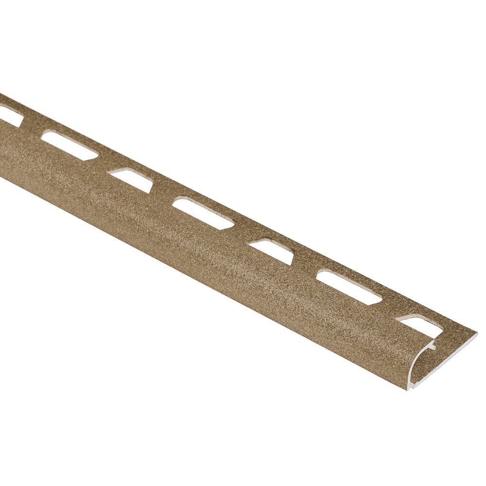 Schluter RONDEC Profilé de bordure rond - aluminium beige 1/4" (6 mm) x 8' 2-1/2"