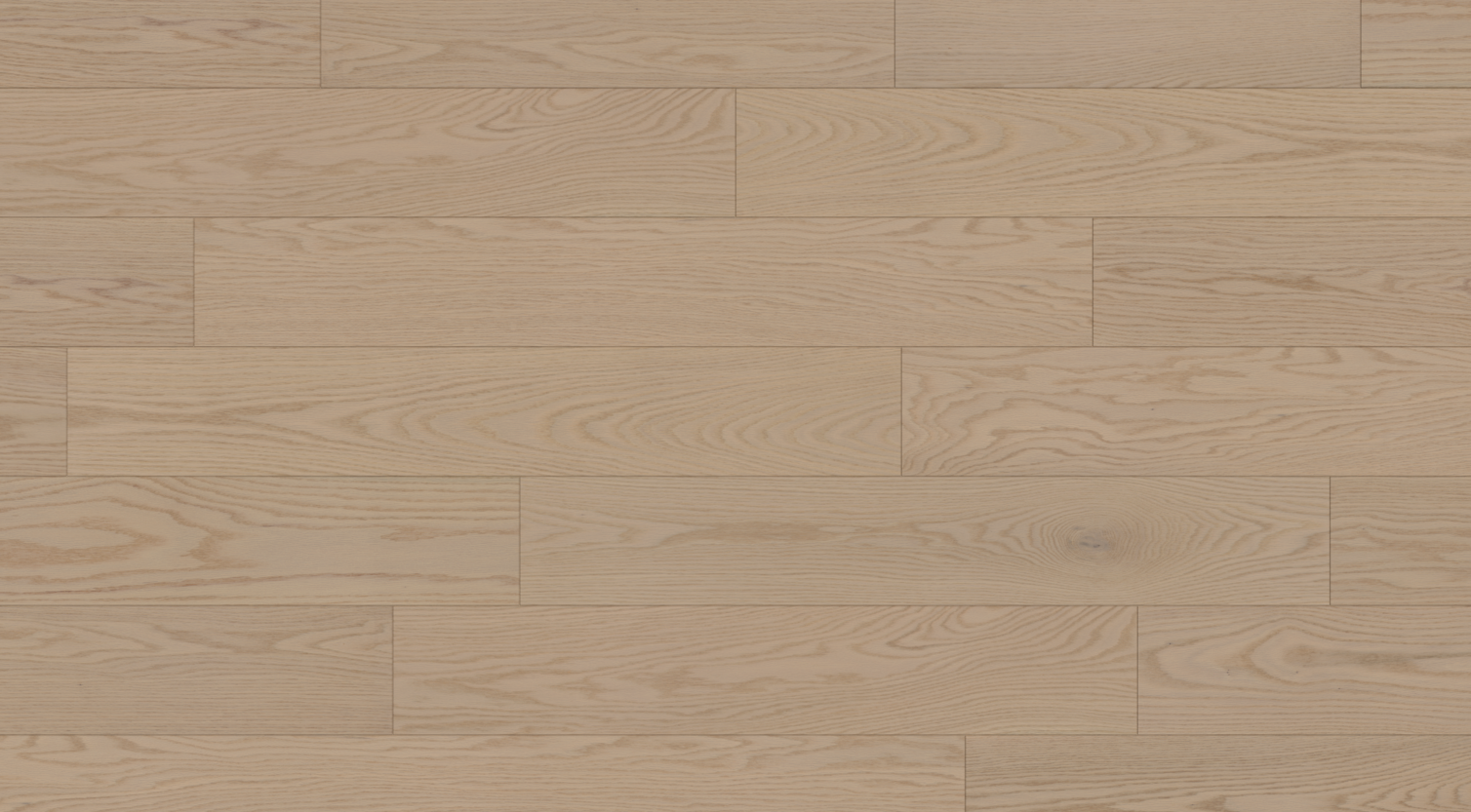 Preverco Bois franc SolidClassic Chêne rouge Nuance Frost mat, latte 5 po x 3/4 po, nuance pâle et grain bois naturel