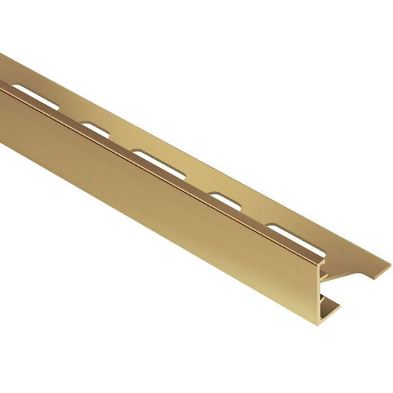 Schluter SCHIENE Profilé de bordure pour mur/plancher laiton 5/8" (16 mm) x 8' 2-1/2"