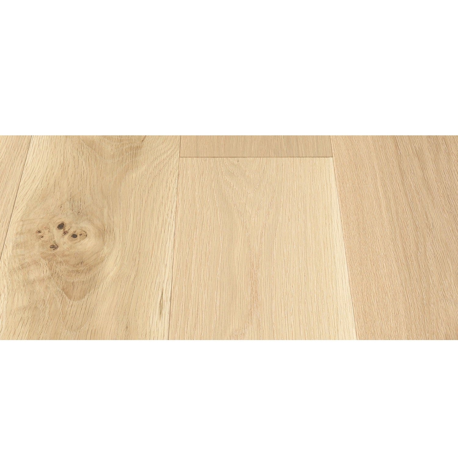 Preverco Bois d'ingénierie Flex19 Chêne blanc Nuance Raw Mat, lame 5-1/8 in, ép. 3/4 in, finition mate naturelle