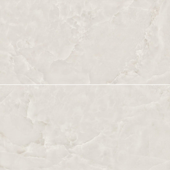 Carreaux de céramique Collection Serena 24 po x 48 po Avorio mat, grand format ivoire élégant