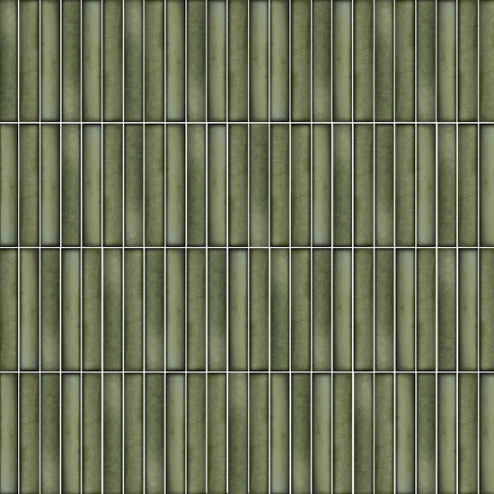 Carreaux de céramique | Collection Kanji - 4,5 po x 9 po Sauge 4.5 po x 9 po pré-coupé Lustré