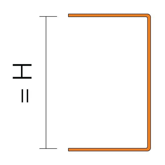 Schluter KERDI-BOARD-ZC Coin extérieur 90° - acier inoxydable (V2) brossé 2"