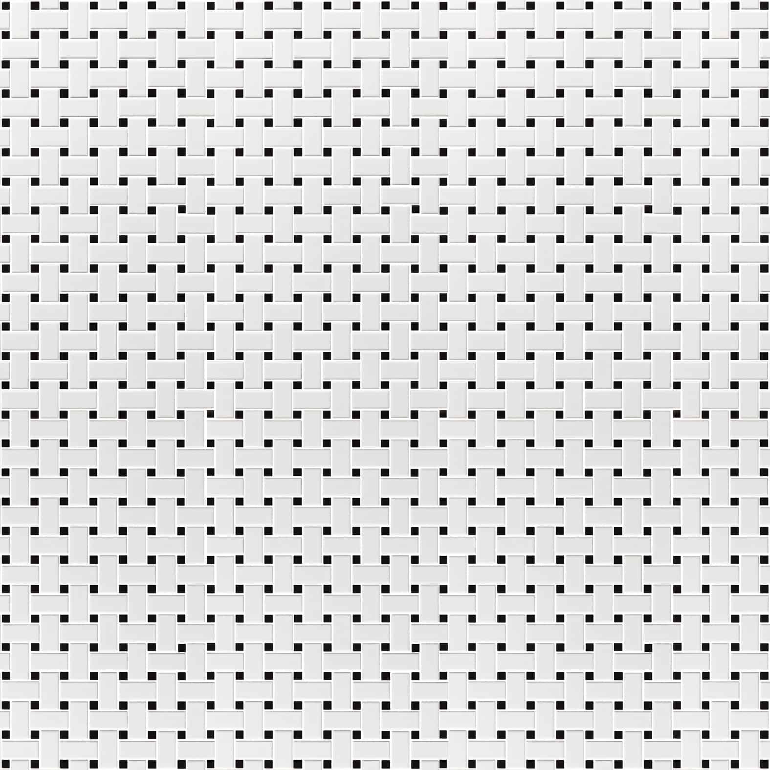 Carreaux de céramique | Collection Hoop - Mosaïque - 1 po x 2 po