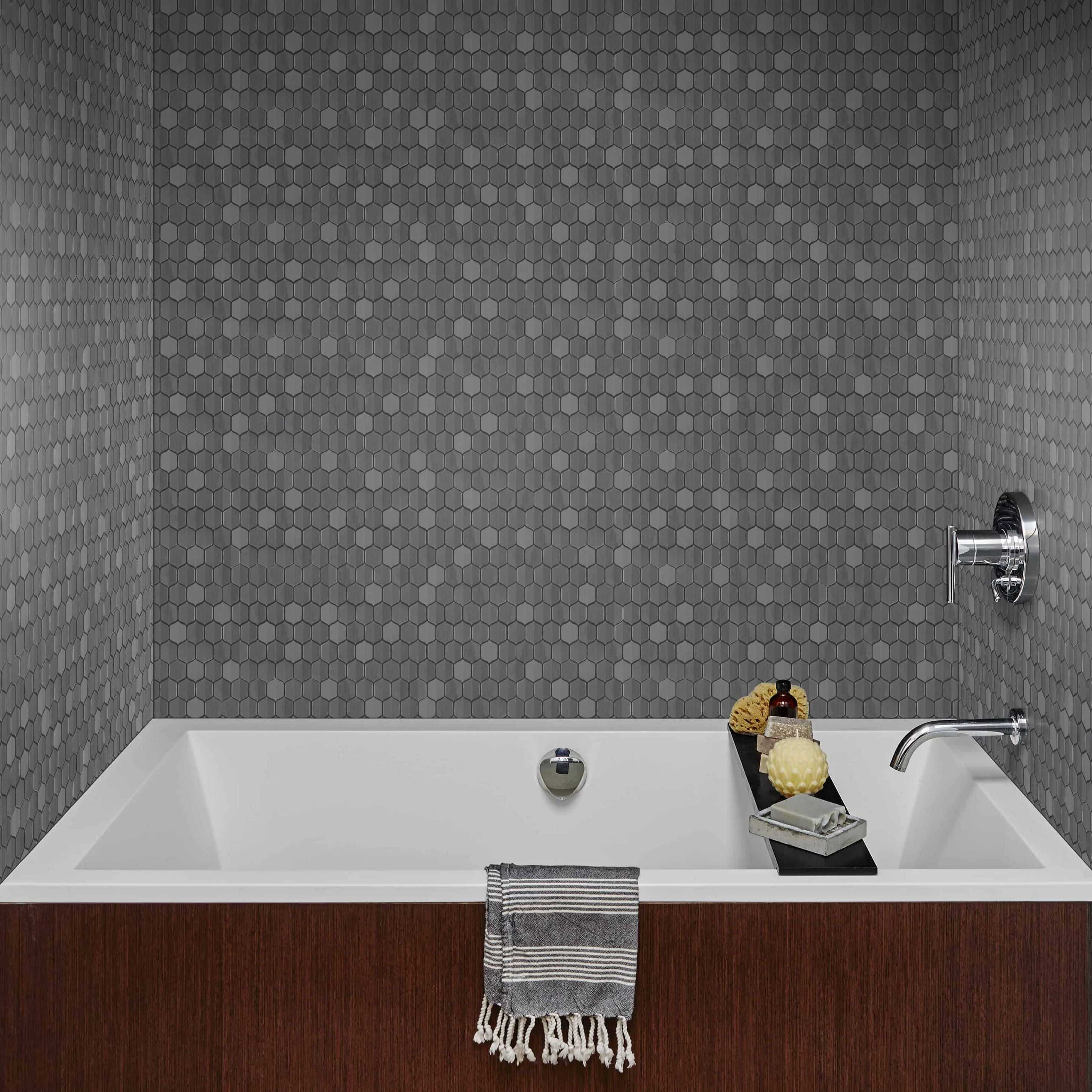 Carreaux de céramique | Collection Nordik - Mosaïque - 1 po x 2 po