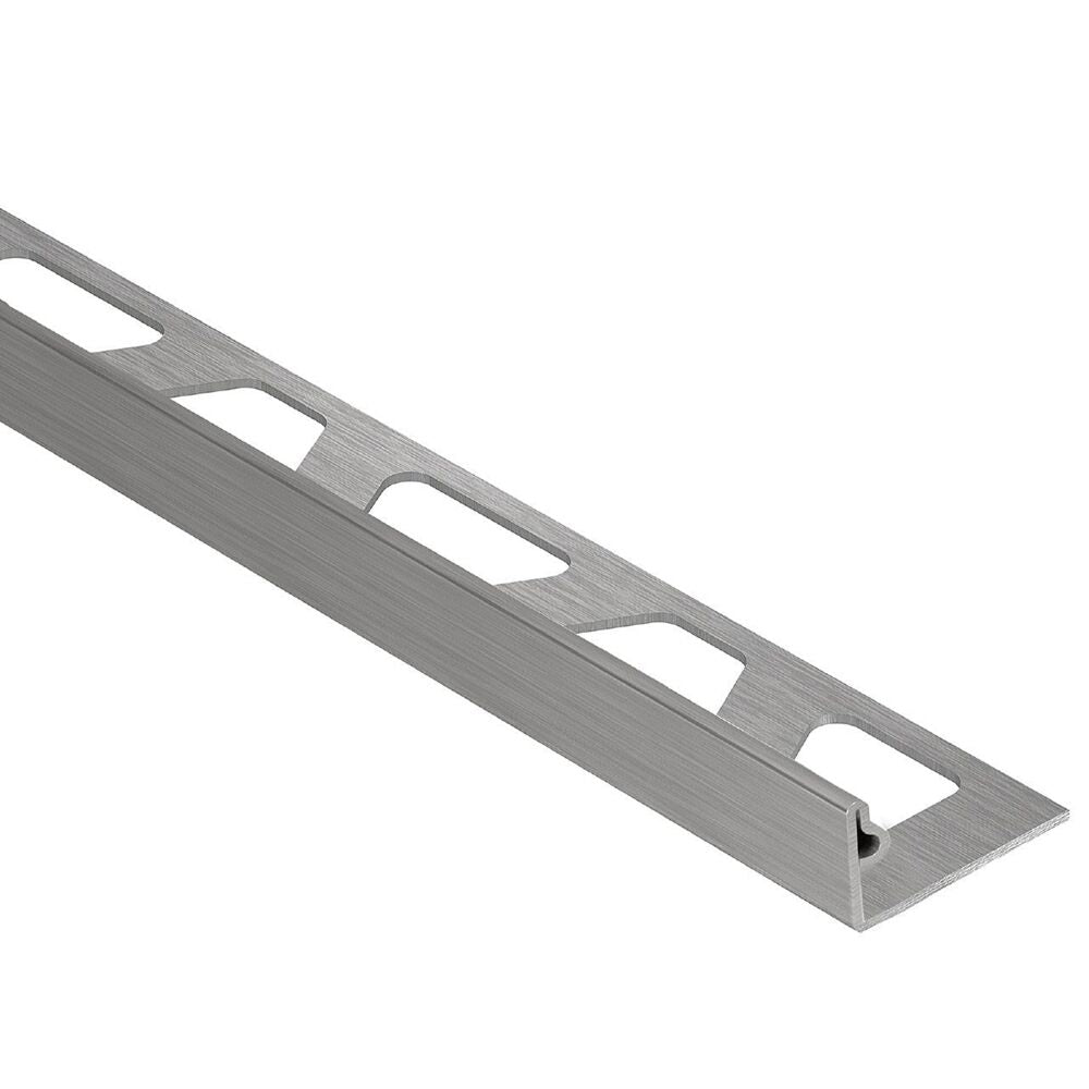 Schluter JOLLY Moulure de bordure de mur Acier inoxydable (V2) brossé 1/2" (12.5 mm) x 8' 2-1/2"