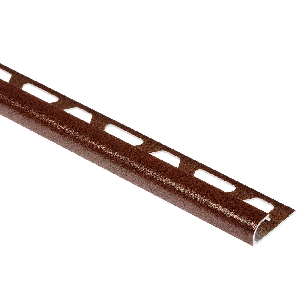 Schluter RONDEC Profilé de bordure rond - aluminium brun rustique 5/16" (8 mm) x 8' 2-1/2"