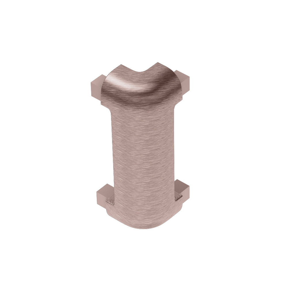 Schluter RONDEC-CT Coin extérieur 90° - aluminium anodisé cuivre brossé 3/8" (10 mm)