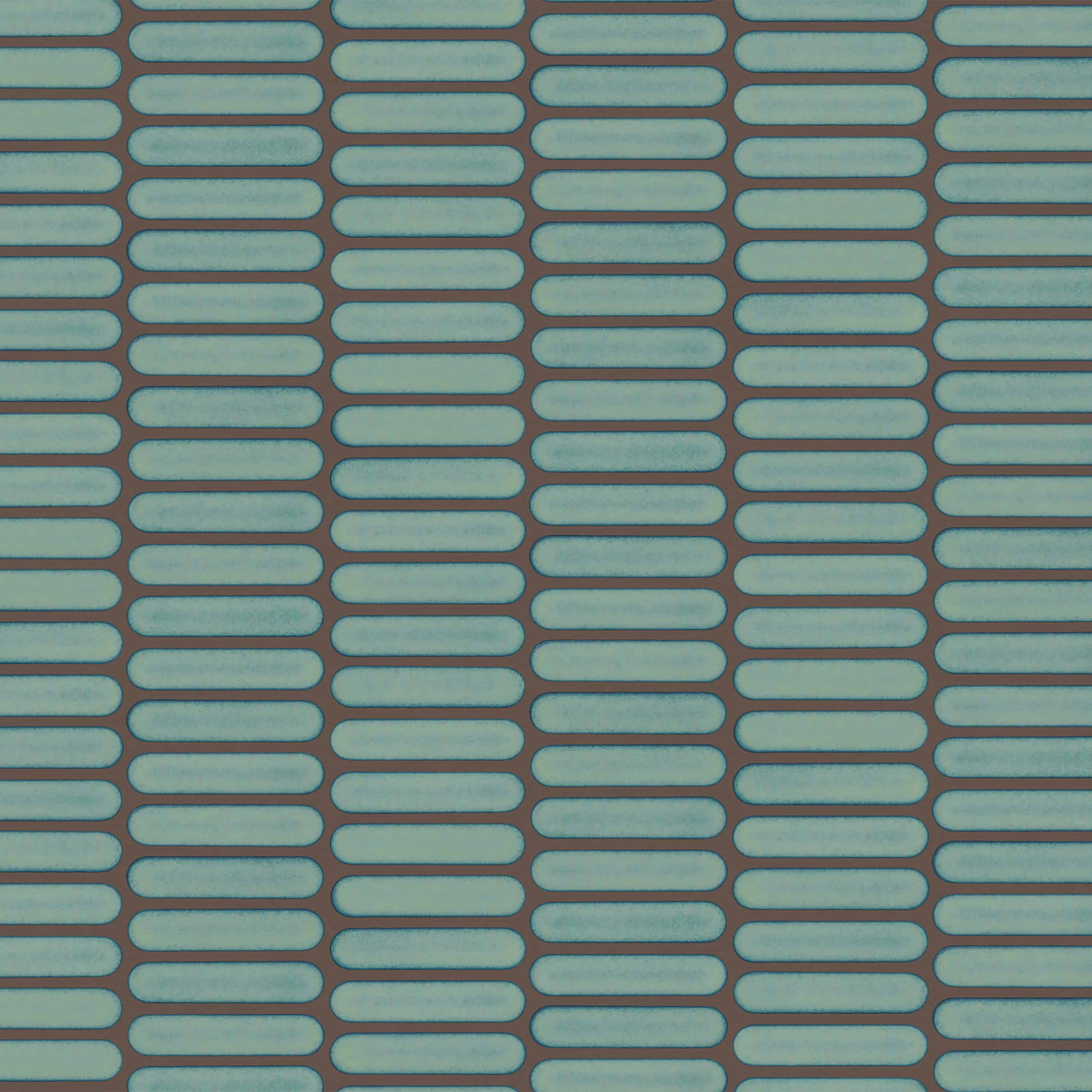 Carreaux de céramique Collection Ovaline — mosaïque rectangulaire 1 po x 4 po teinte menta (vert menthe)