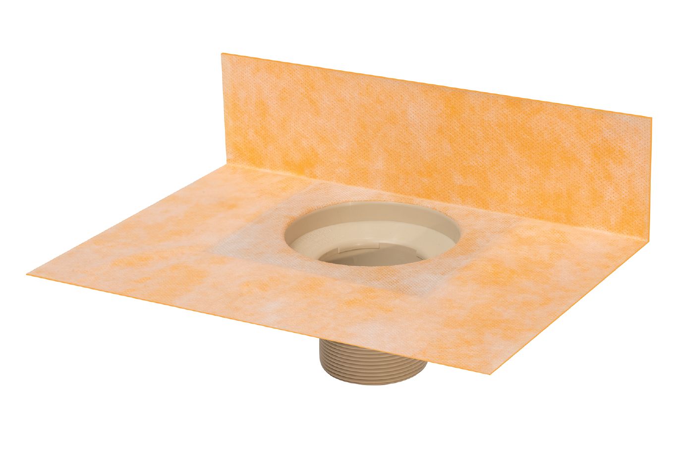 Schluter KERDI-DRAIN-F Kit de bride polypropylène avec raccords en ABS et PVC de 2"