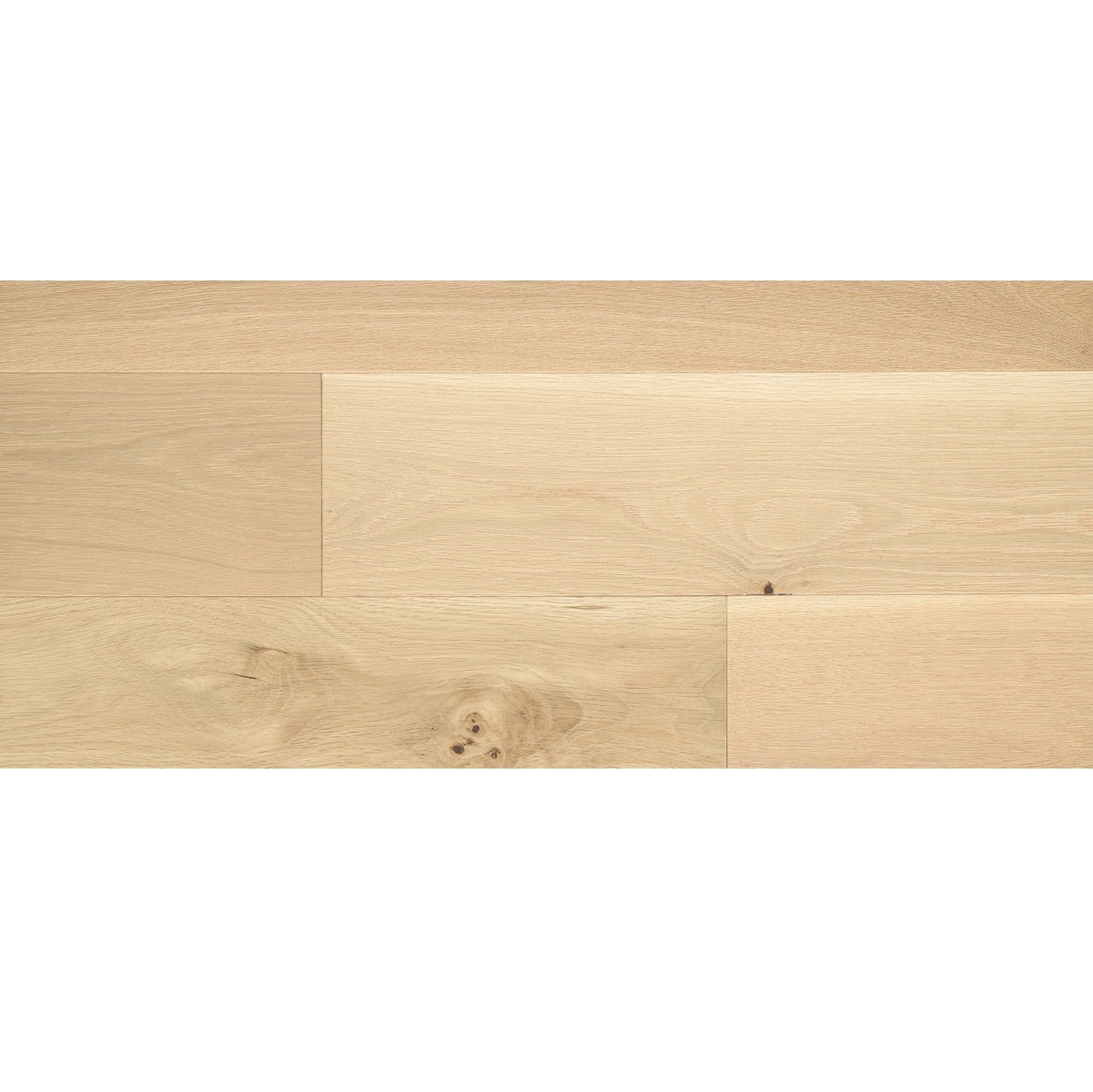 Preverco Max19 Bois d'ingénierie Chêne blanc Nuance Raw mat lame 5-1/8 po ép. 3/4 po